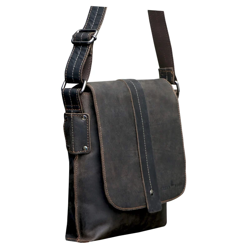 Henrik Umhängetasche Klein Herren Crossbody Tasche Damen Ledertasche