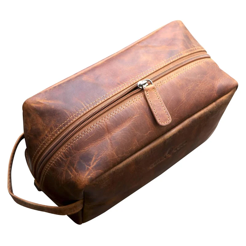 Gijon Kulturtasche Herren Kulturbeutel Damen Kosmetiktasche Wasserfest