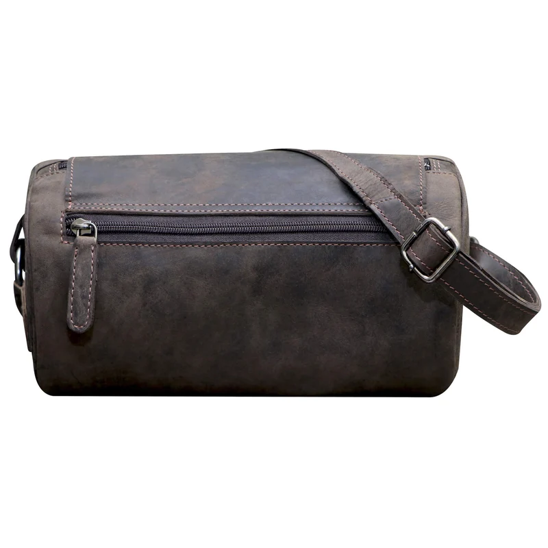 Molinero Zylindertasche Leder Umhängetasche Damen Runde Crossbody Tasche