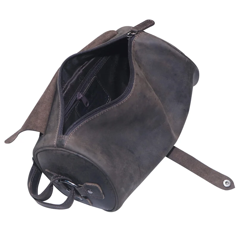 Molinero Zylindertasche Leder Umhängetasche Damen Runde Crossbody Tasche