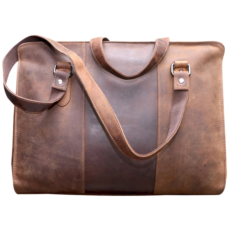 Madi Schultertasche Damen Henkeltasche Leder Shopper Tasche