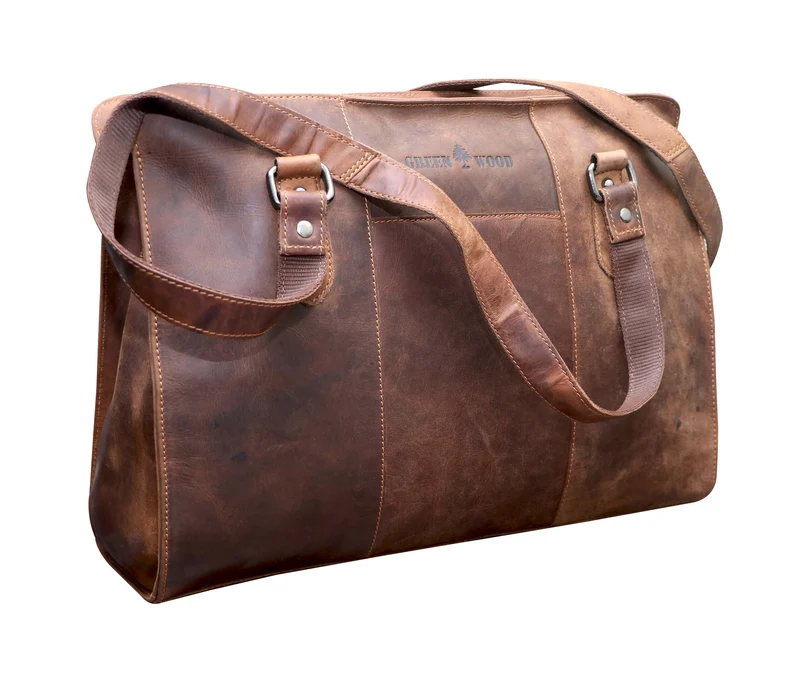 Madi Schultertasche Damen Henkeltasche Leder Shopper Tasche