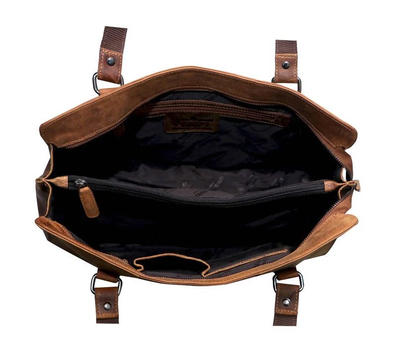 Madi Schultertasche Damen Henkeltasche Leder Shopper Tasche