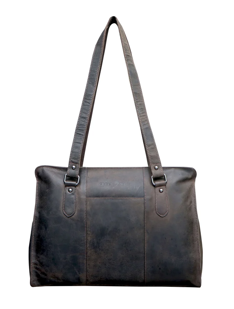 Madi Schultertasche Damen Henkeltasche Leder Shopper Tasche