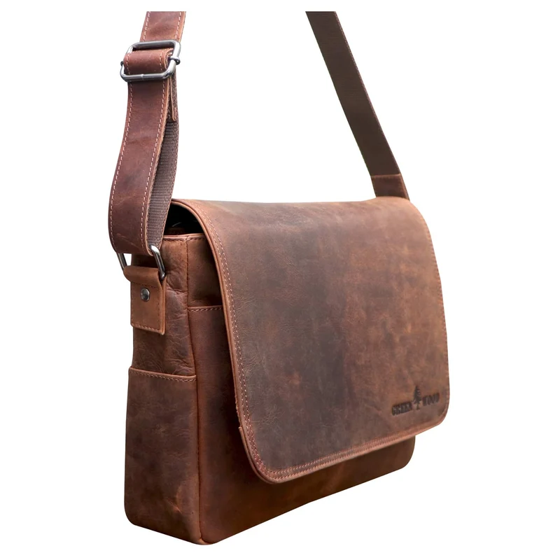 Ralf Kleine Umhängetasche Damen Ledertasche Herren Tablet Tasche