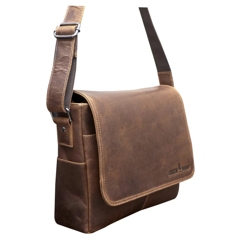Ralf Kleine Umhängetasche Damen Ledertasche Herren Tablet Tasche