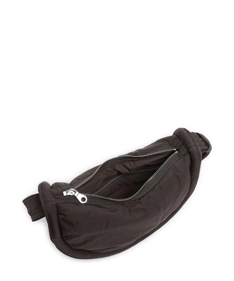 Sandqvist Curve Mini Schultertasche dark brown