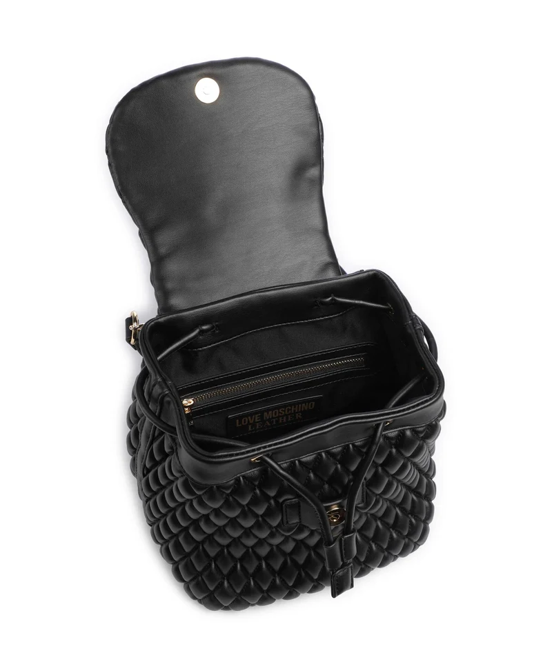 Love Moschino Bubbly Q Rucksack nero