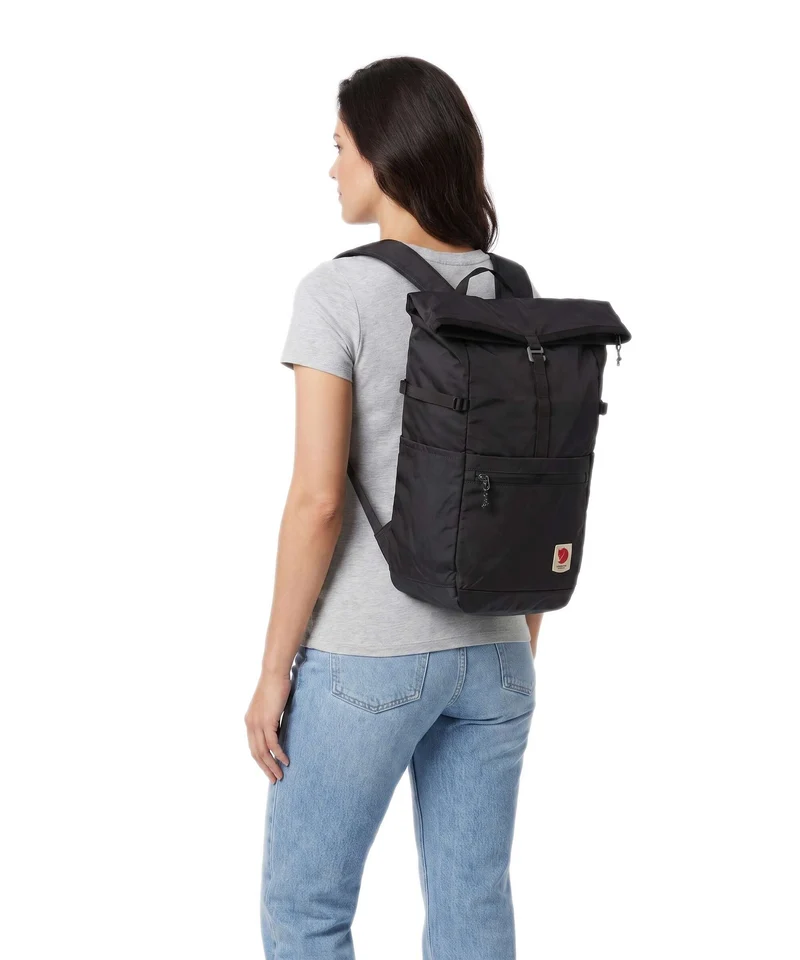 Fjällräven High Coast 24 Rolltop Rucksack black oak