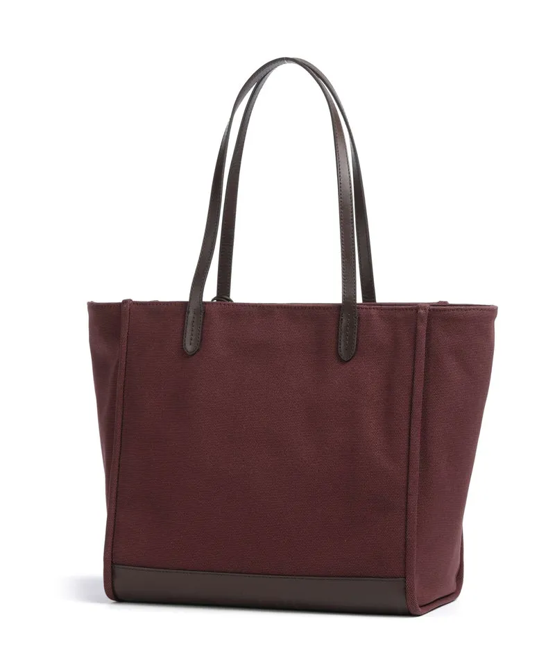 Lauren Ralph Lauren Cameryn Large Shopper dark garnet/chestnut brown