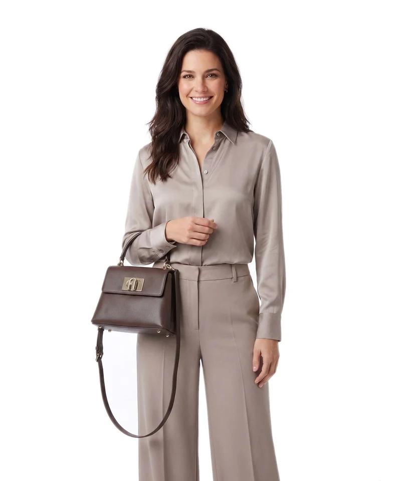 Furla 1927 Mini Handtasche cioccolato/honey