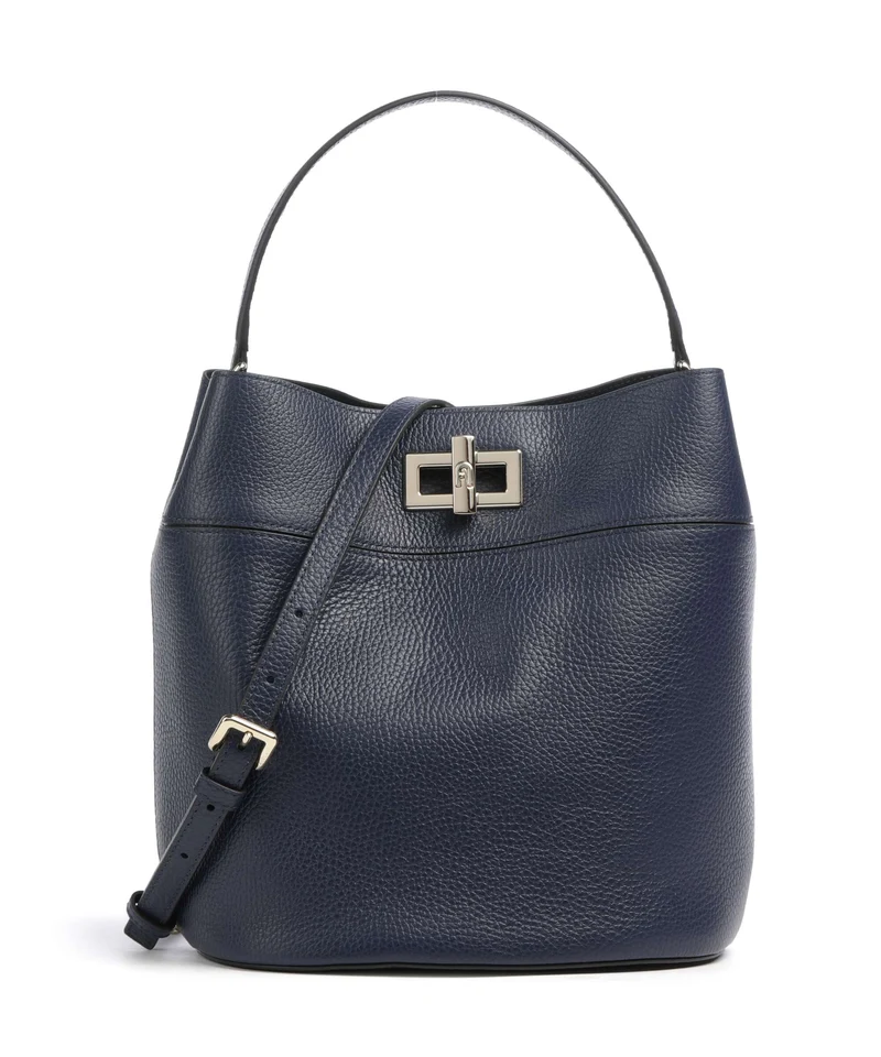 Furla Amelia M Bucket Handtasche ink blue