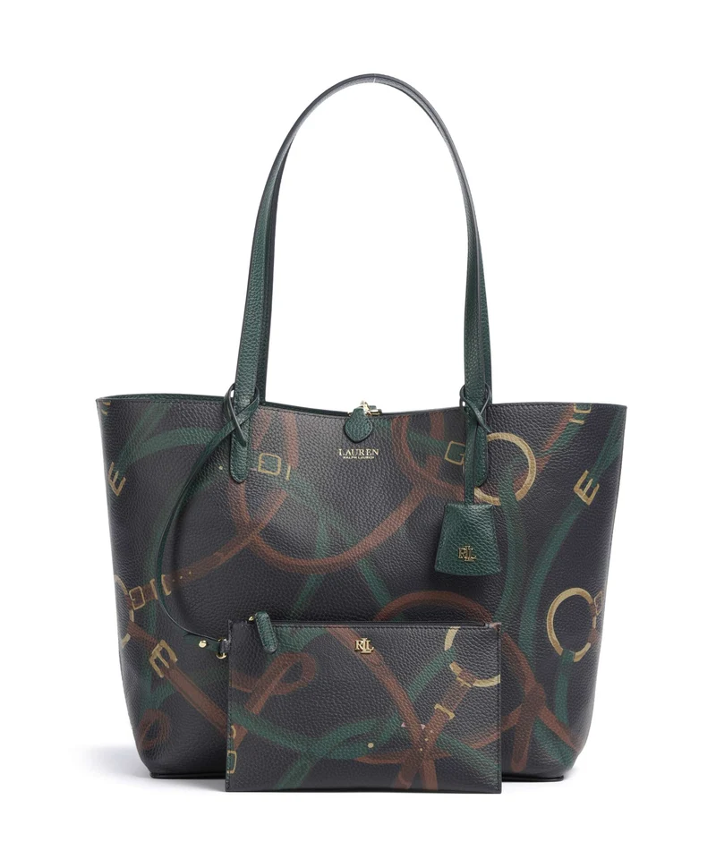 Lauren Ralph Lauren Medium Shopper season green/urban bltng/navy multi