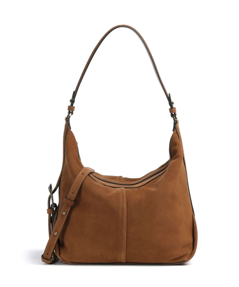 Liebeskind Paris II Hydro Suede M Beuteltasche brown