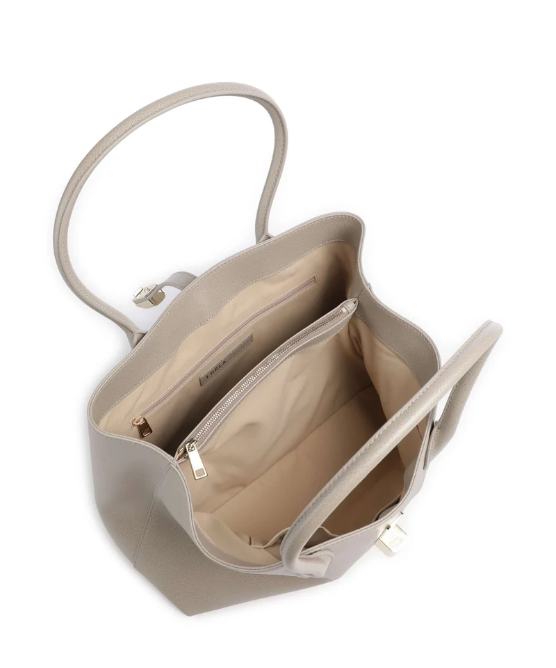 Furla Goccia M Shopper linen