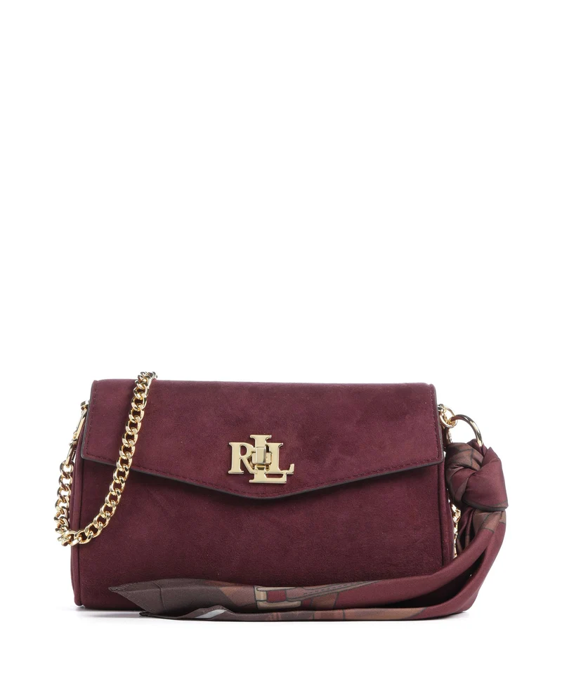 Lauren Ralph Lauren Tanner Large Umhängetasche dark garnet/urban bltng/garnet multi