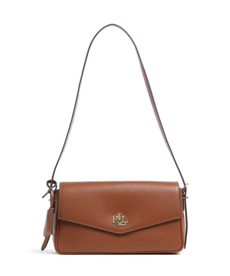 Lauren Ralph Lauren Farrah Medium Schultertasche lauren tan