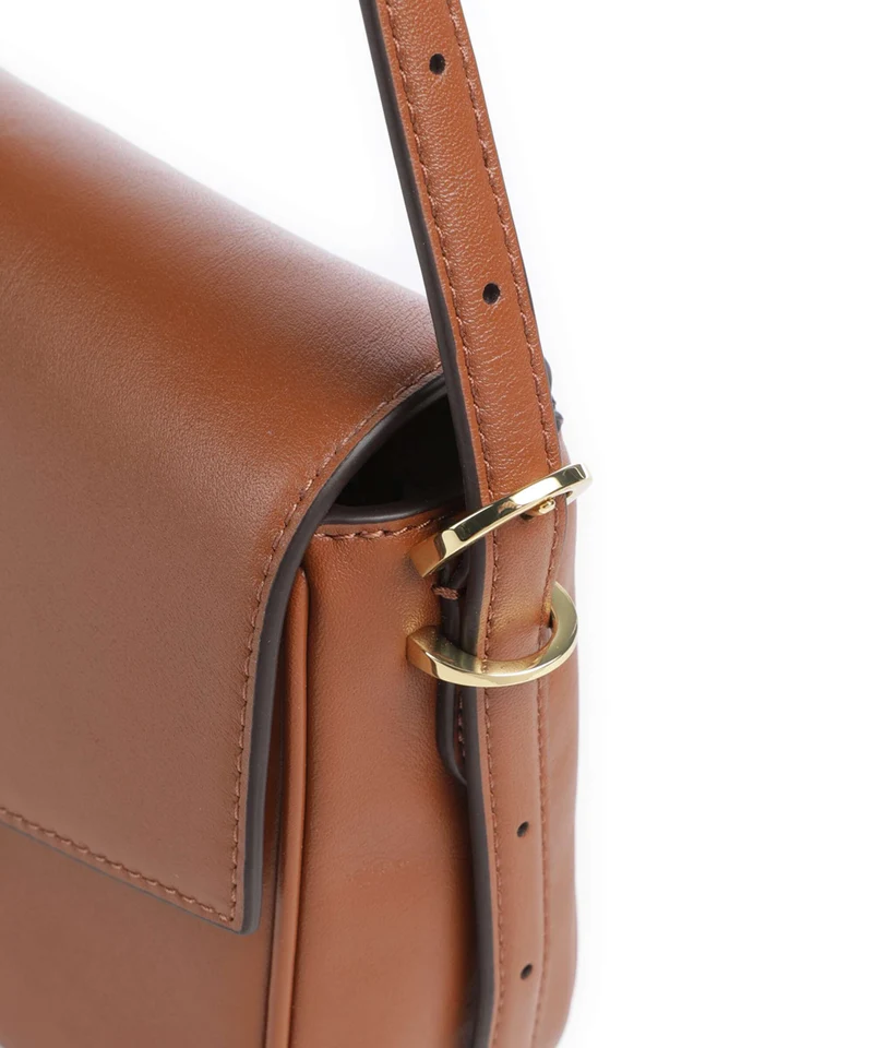 Lauren Ralph Lauren Farrah Medium Schultertasche lauren tan