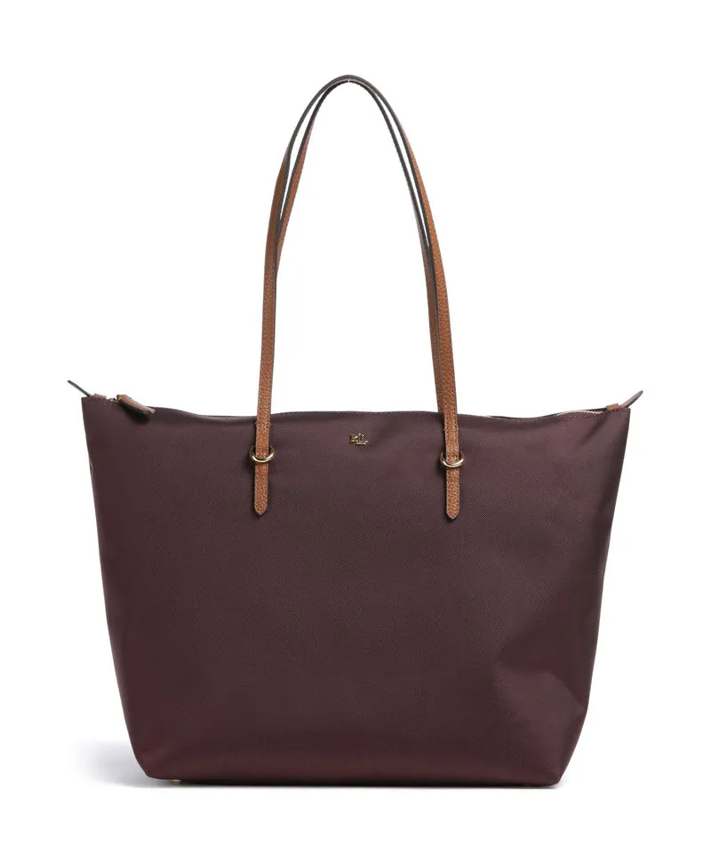 Lauren Ralph Lauren Keaton 31 Shopper dark garnet/lauren tan