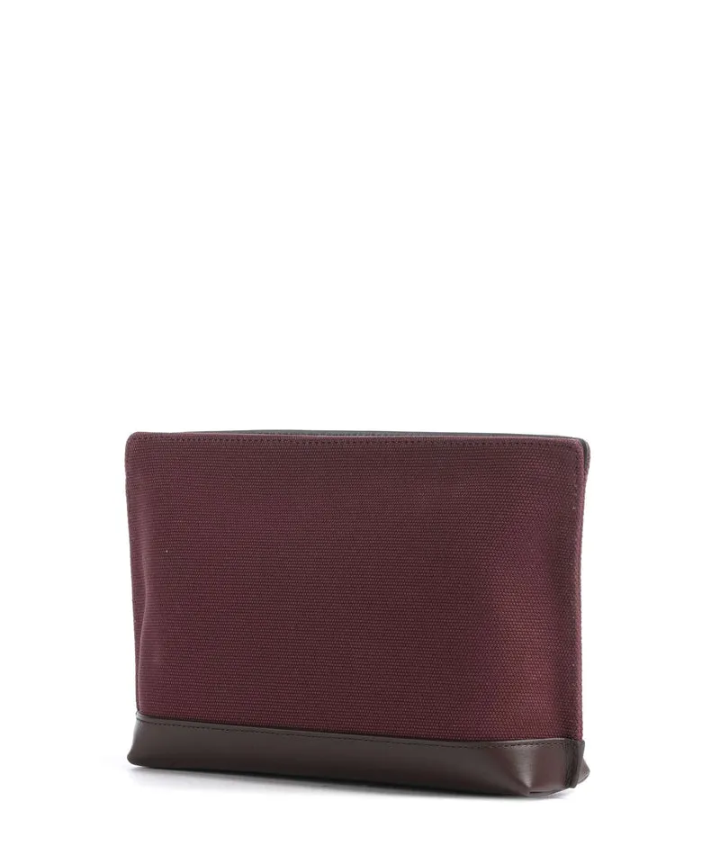 Lauren Ralph Lauren Large Kosmetiktasche dark garnet/chestnut brown
