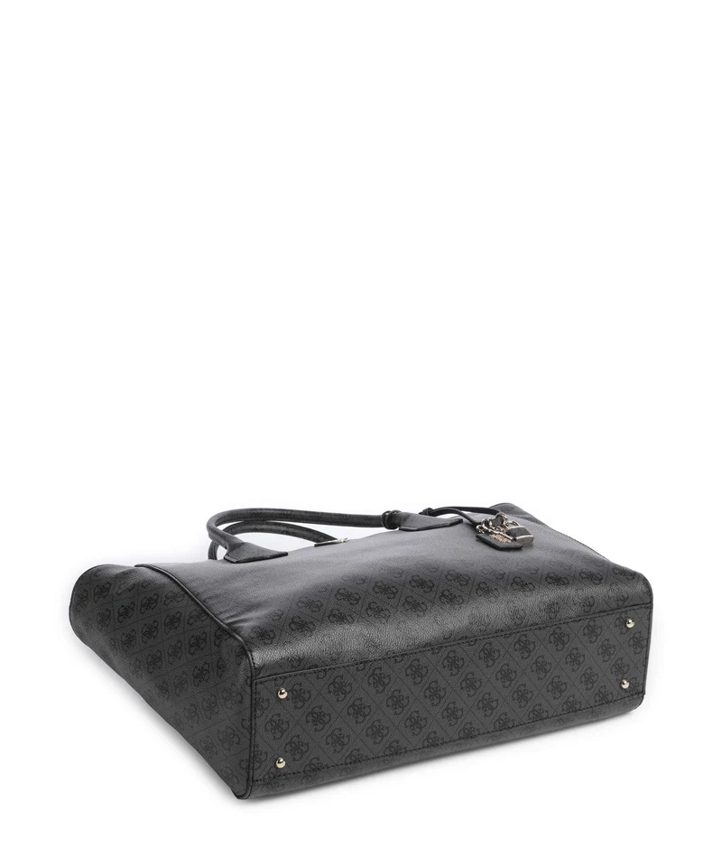 Guess Marissa Tech Logo Handtasche coal logo