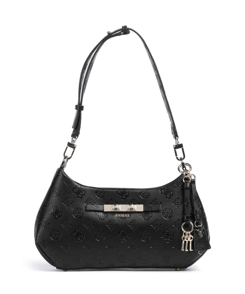 Guess Carmella Schultertasche black logo