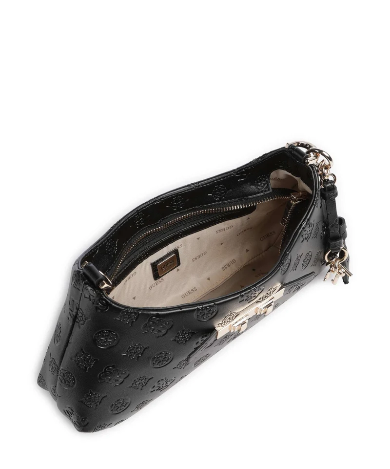 Guess Carmella Schultertasche black logo