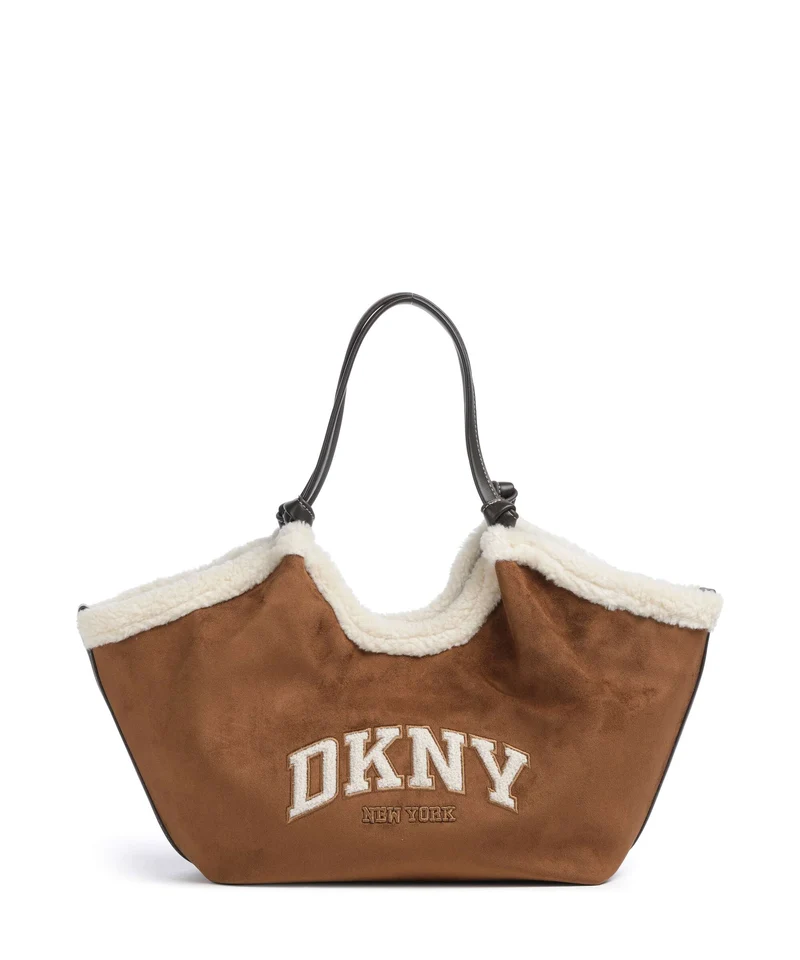 DKNY Paula Medium Beuteltasche walnut