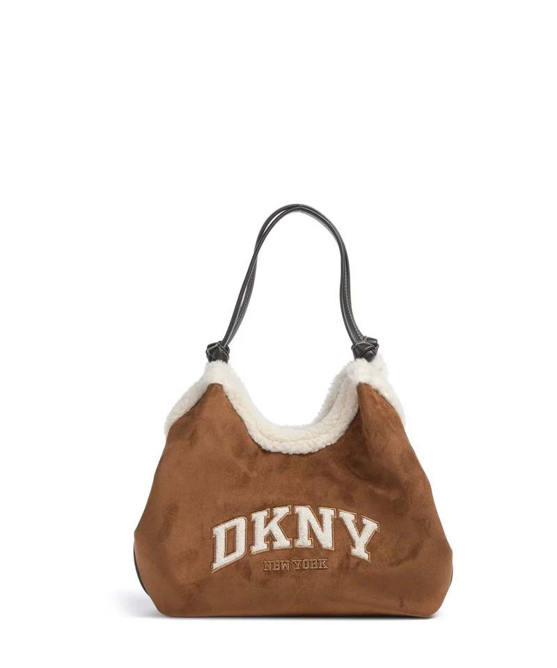 DKNY Paula Medium Beuteltasche walnut