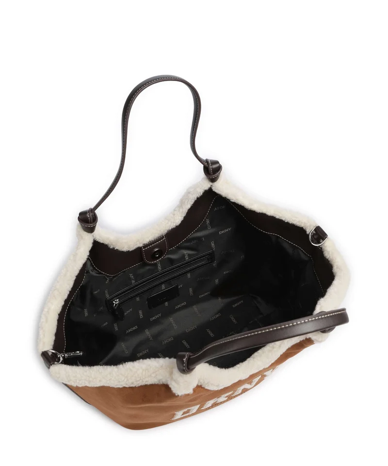 DKNY Paula Medium Beuteltasche walnut