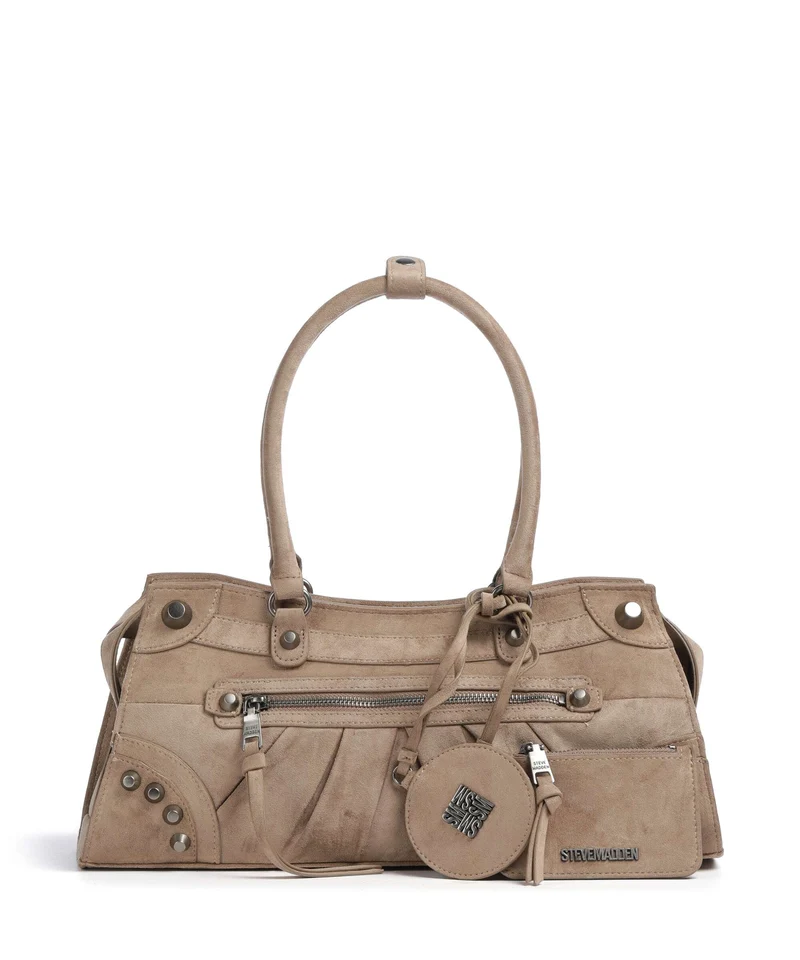 Steve Madden BRAVYN-S Schultertasche taupe