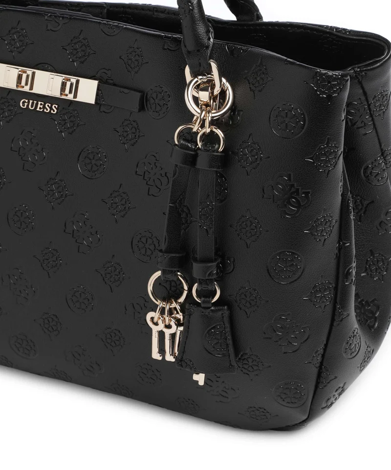 Guess Carmella Girlfriend Handtasche black logo