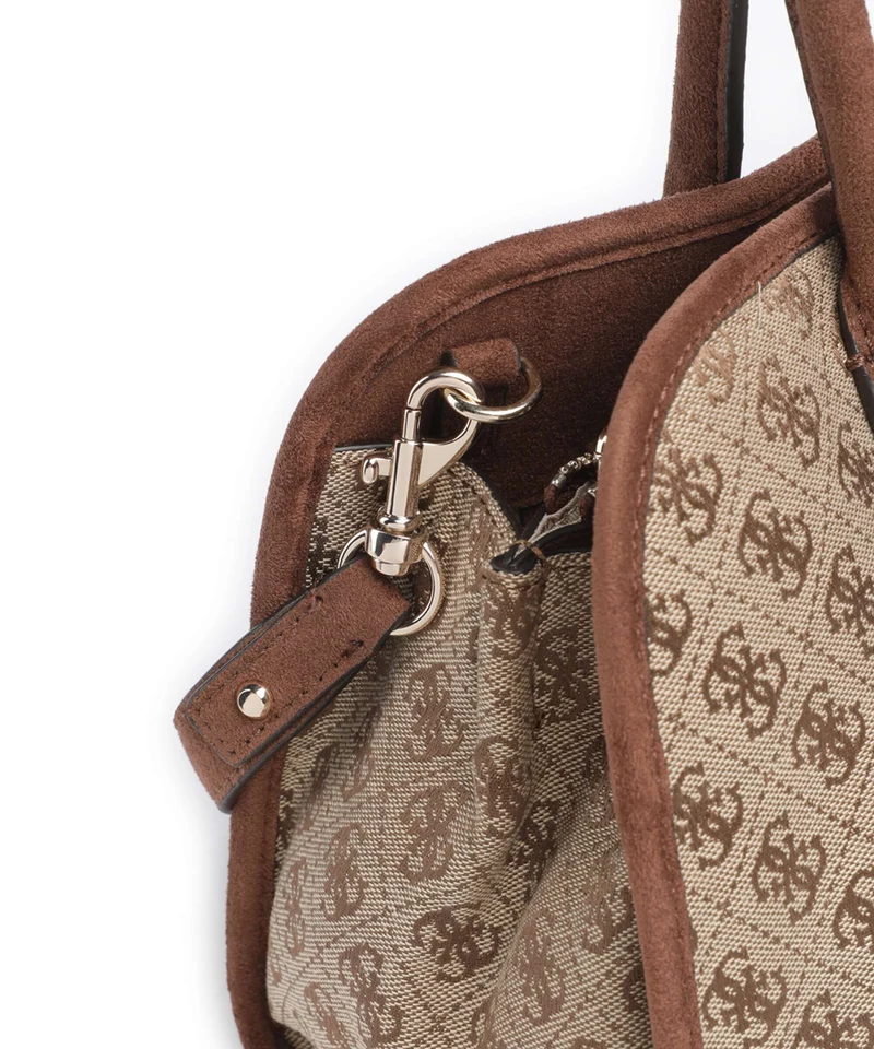 Guess Samantha Girlfriend Handtasche latte logo/brown