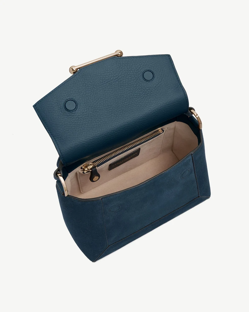 Mosaic Bag - Loch Blue Suede