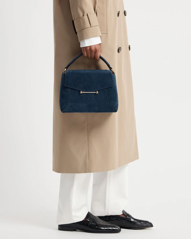 Mosaic Bag - Loch Blue Suede
