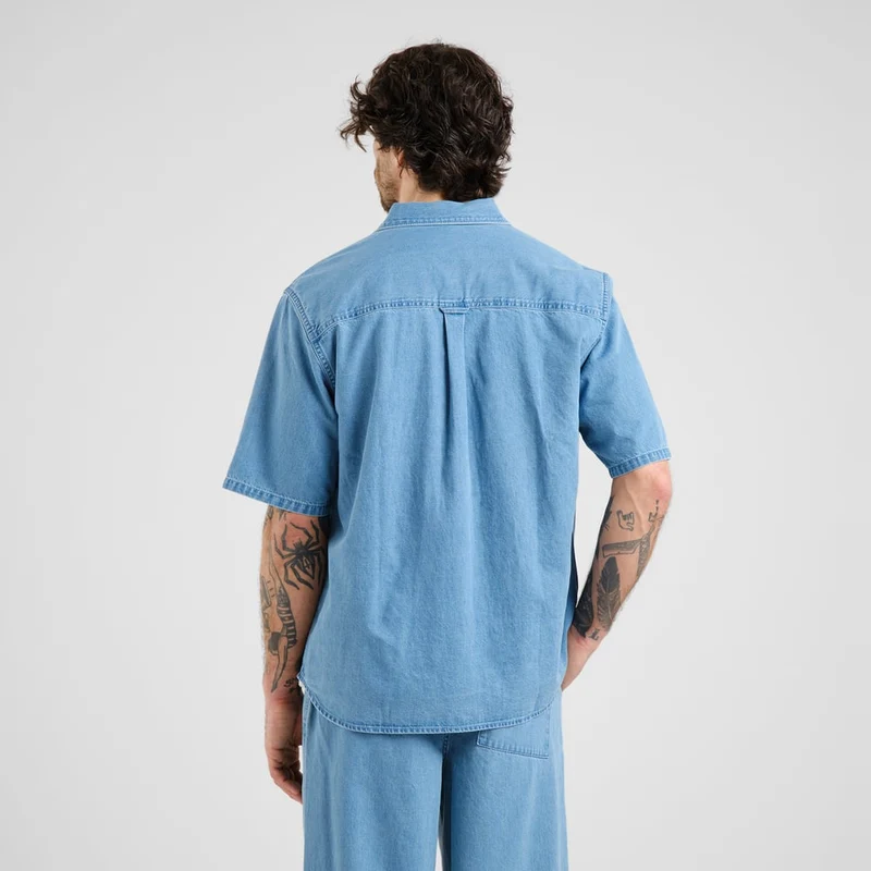 Hemd Skalhamn Denim Light Blue