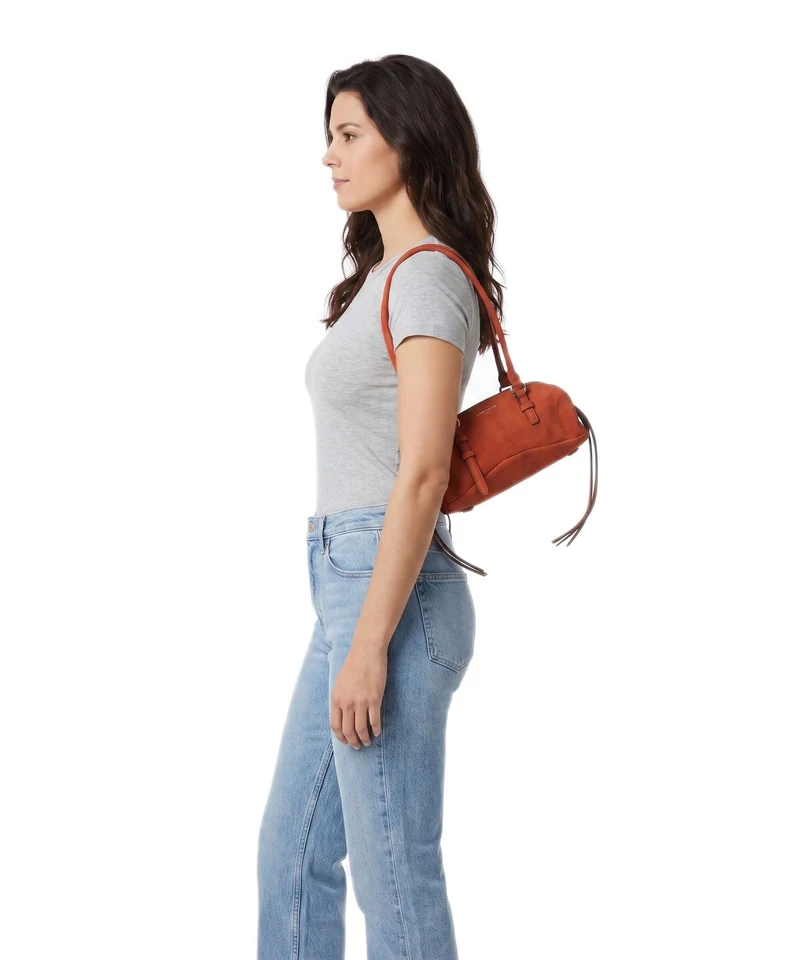 Liebeskind Capri Suede S Schultertasche red rock