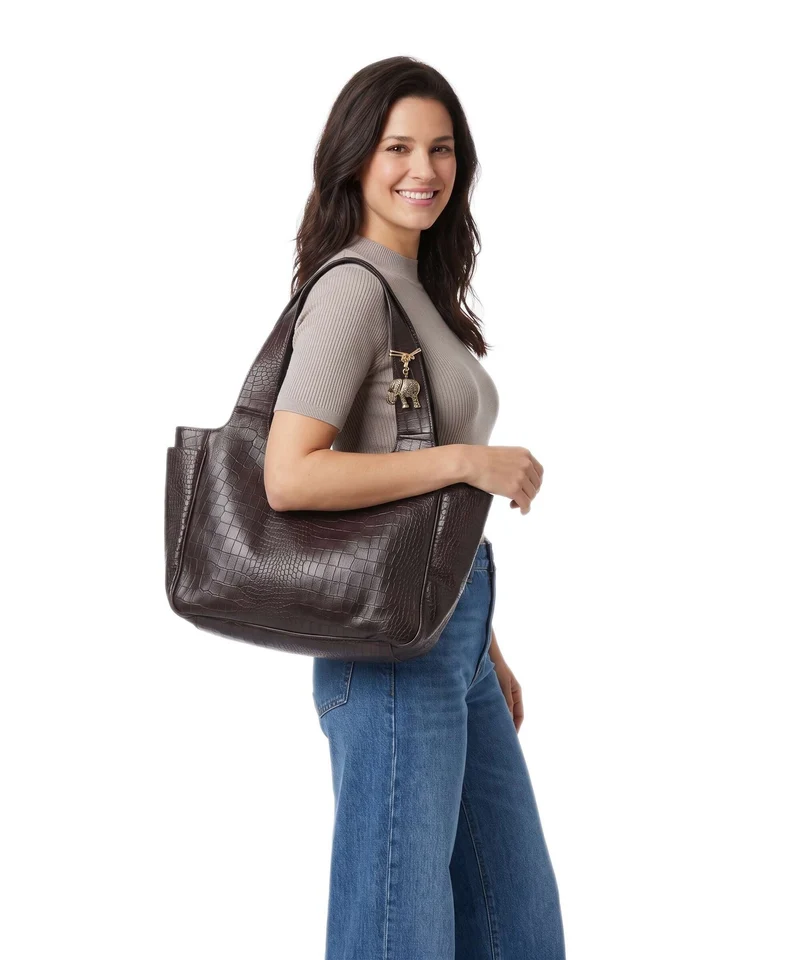 Anokhi Shopper vintage braun