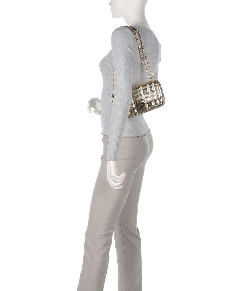 Michael Kors Tribeca Schultertasche pale gold