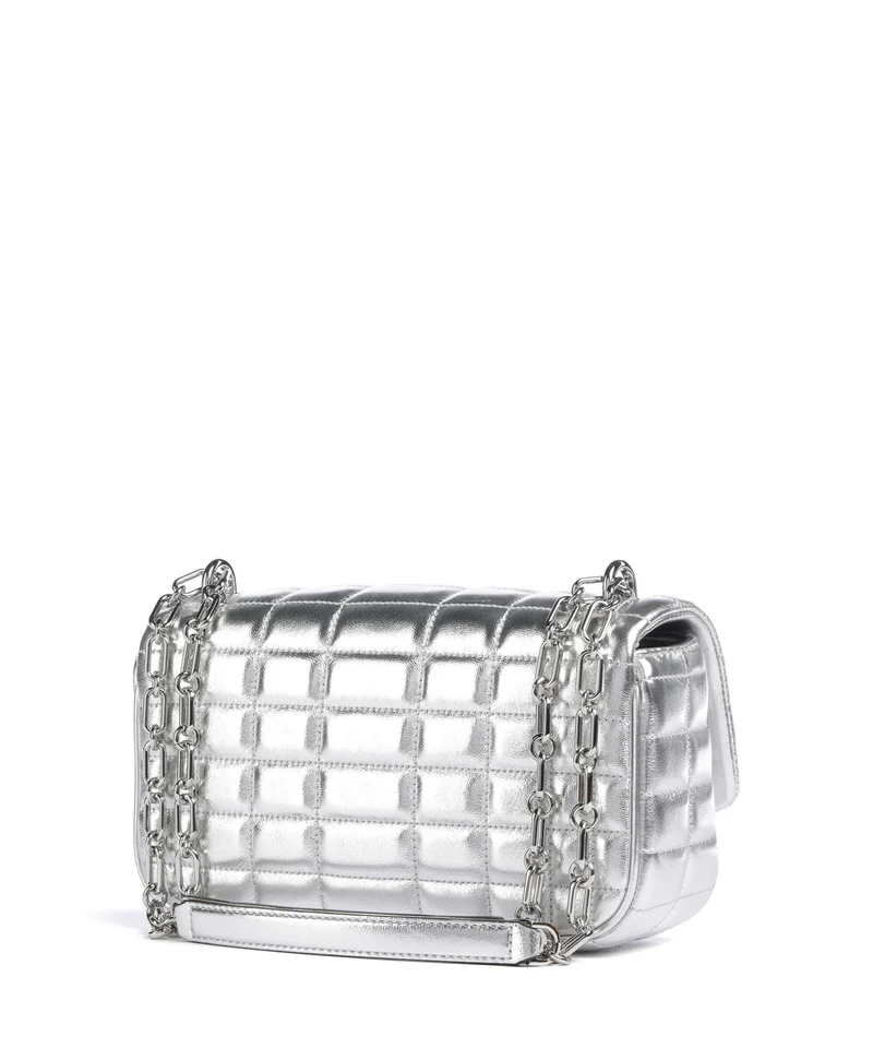 Michael Kors Tribeca Schultertasche silver