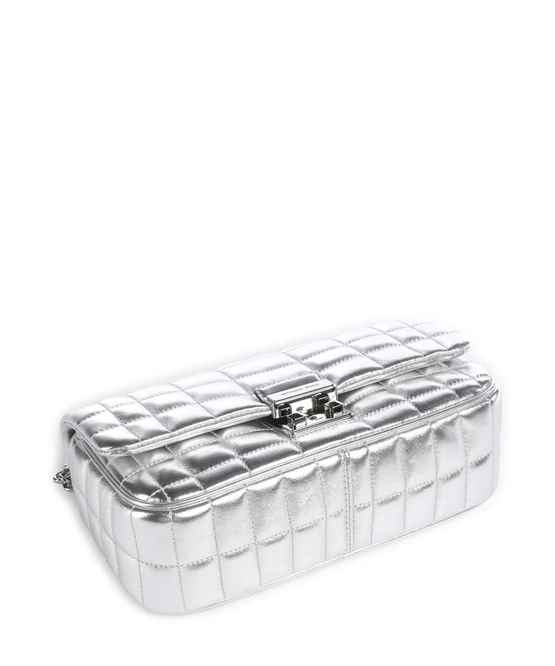 Michael Kors Tribeca Schultertasche silver