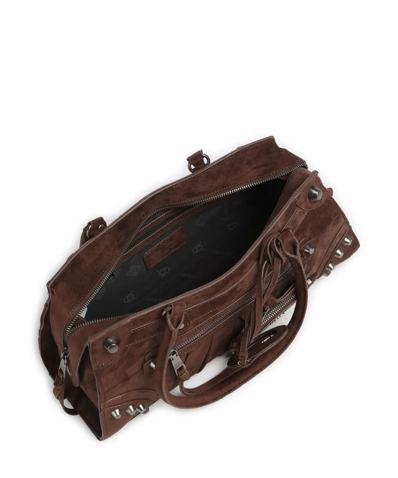 Steve Madden BRAVYN-S Schultertasche chocolate/silver