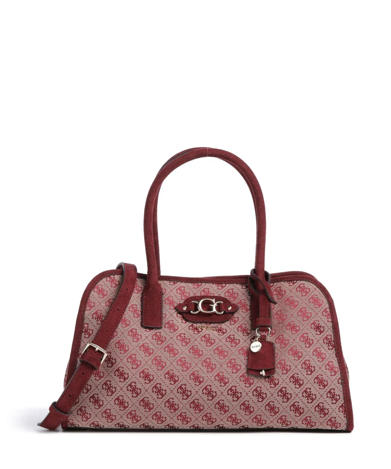 Guess Samantha Girlfriend Handtasche merlot logo