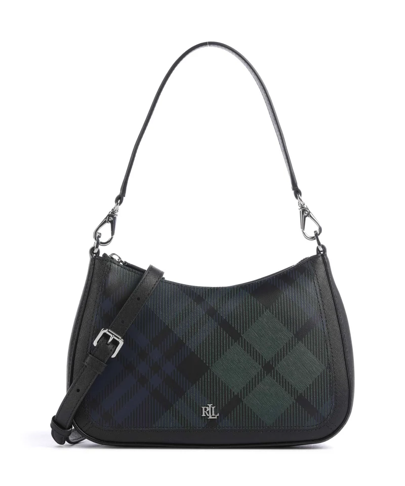 Lauren Ralph Lauren Danni 26 Schultertasche black watch tartan
