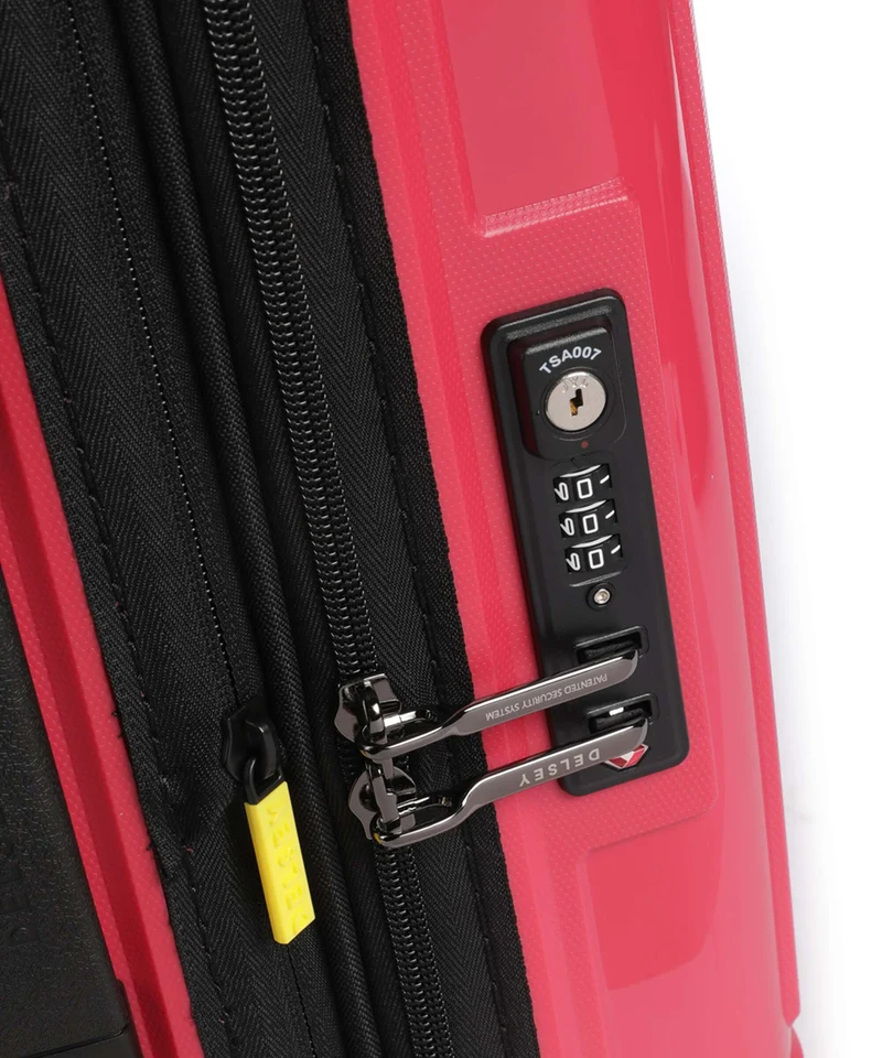 Delsey Paris Lutece Se Slim 4-Rollen Trolley magenta