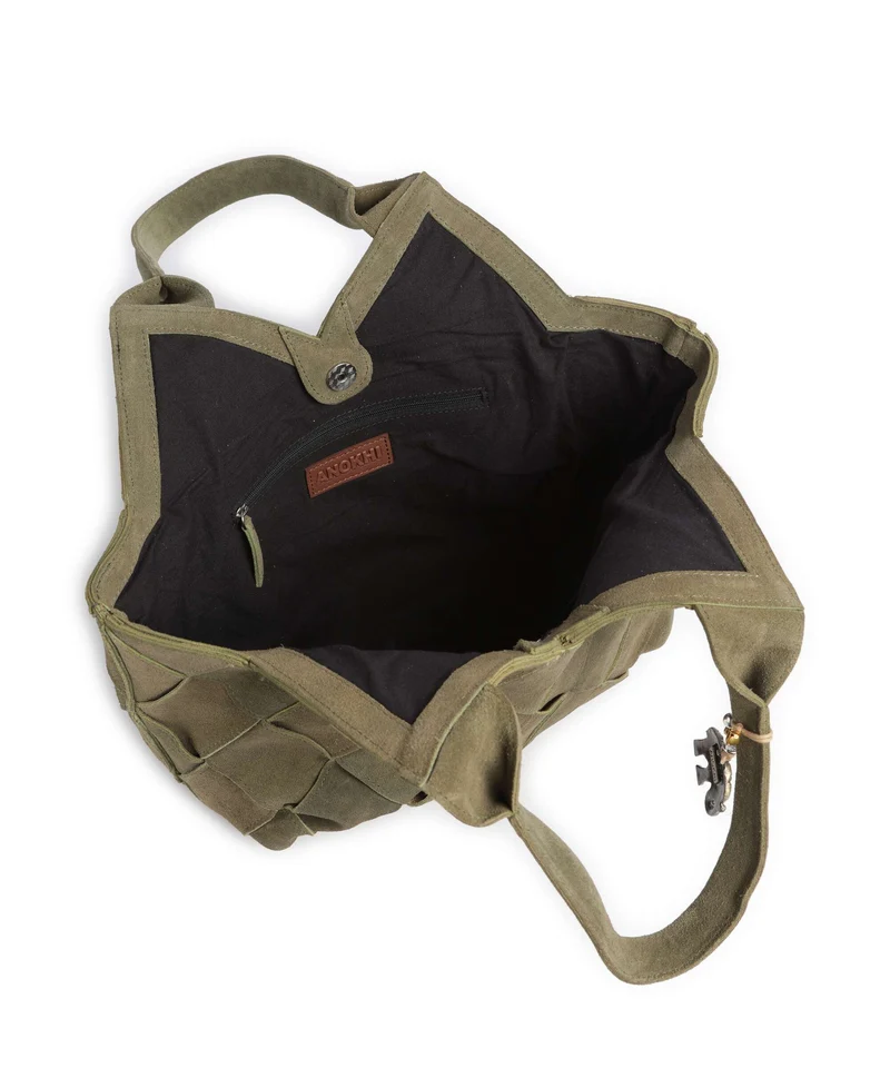 Anokhi Shopper vintage wash olive