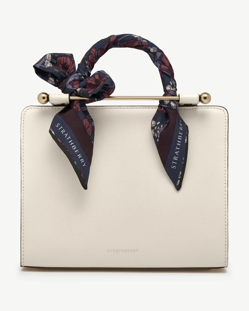 Silk Skinny Scarf - ECA Charlotte Floral Burgundy/Navy