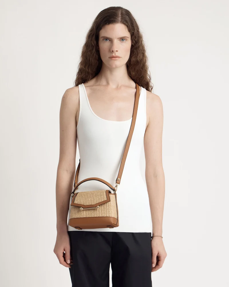 Mosaic Nano - Tan/Natural Raffia