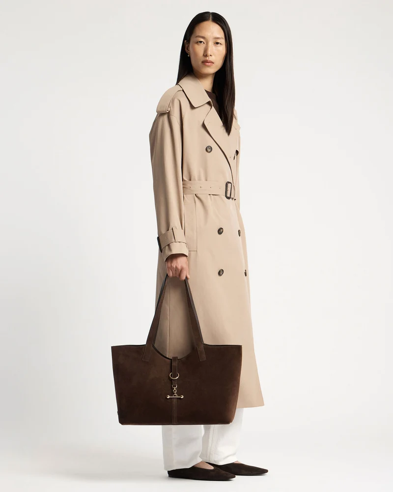 Kite Tote - Suede Chocolate
