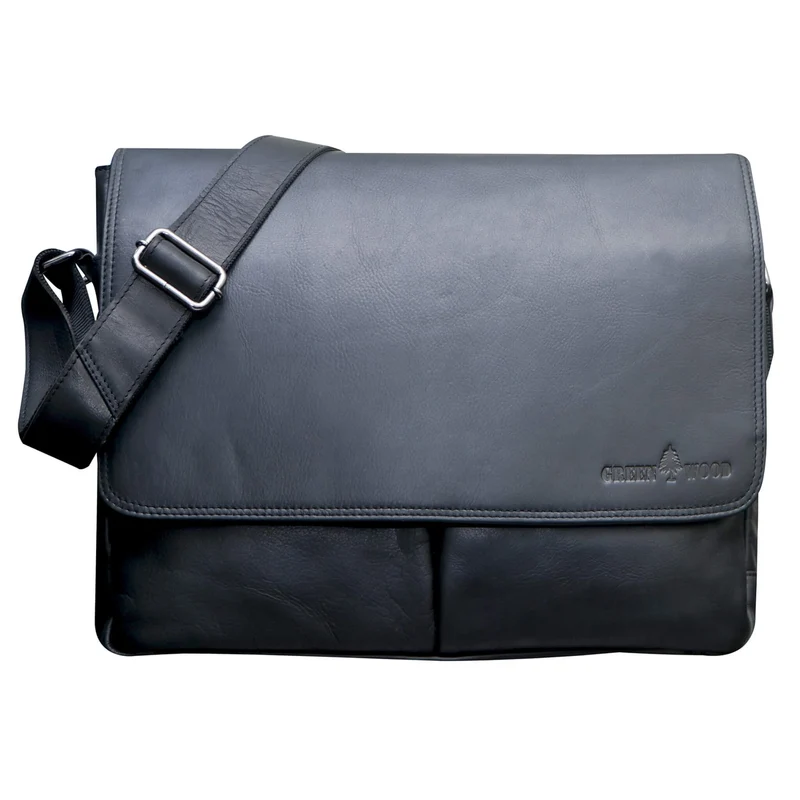 Leo Umhängetasche Damen Groß Schultertasche Herren Laptoptasche 15,6"